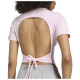 Adidas Γυναικεία κοντομάνικη μπλούζα Campus 2000 Back Cut Out Rib Tee